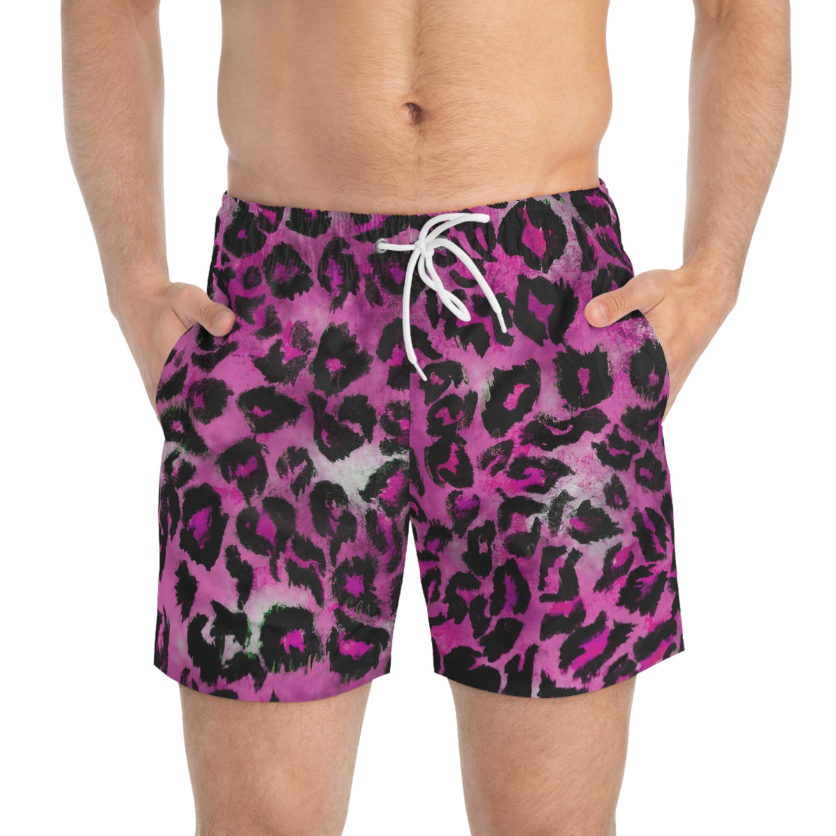 Uemuo Pirate Marine Animals Pattern Men's Swim Trunks Hawaiian Beach Bathing Suit Swimsuits Beach Quick Dry Shorts With Pockets 3x Large