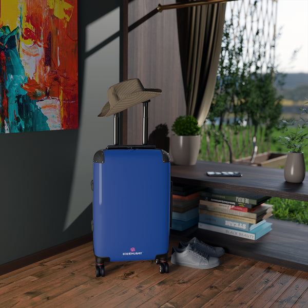 Dark Blue Solid Color Suitcases, Modern Simple Minimalist Designer Suitcase Luggage (Small, Medium, Large)