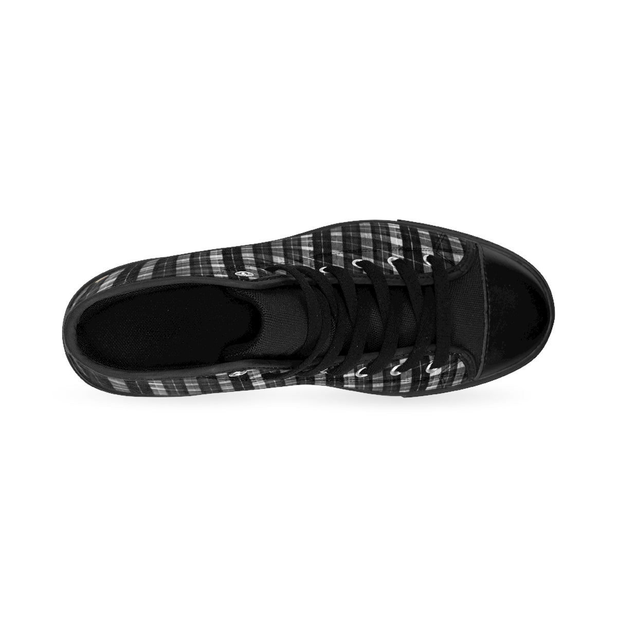 Tartan Print Men's Slip On Sneakers