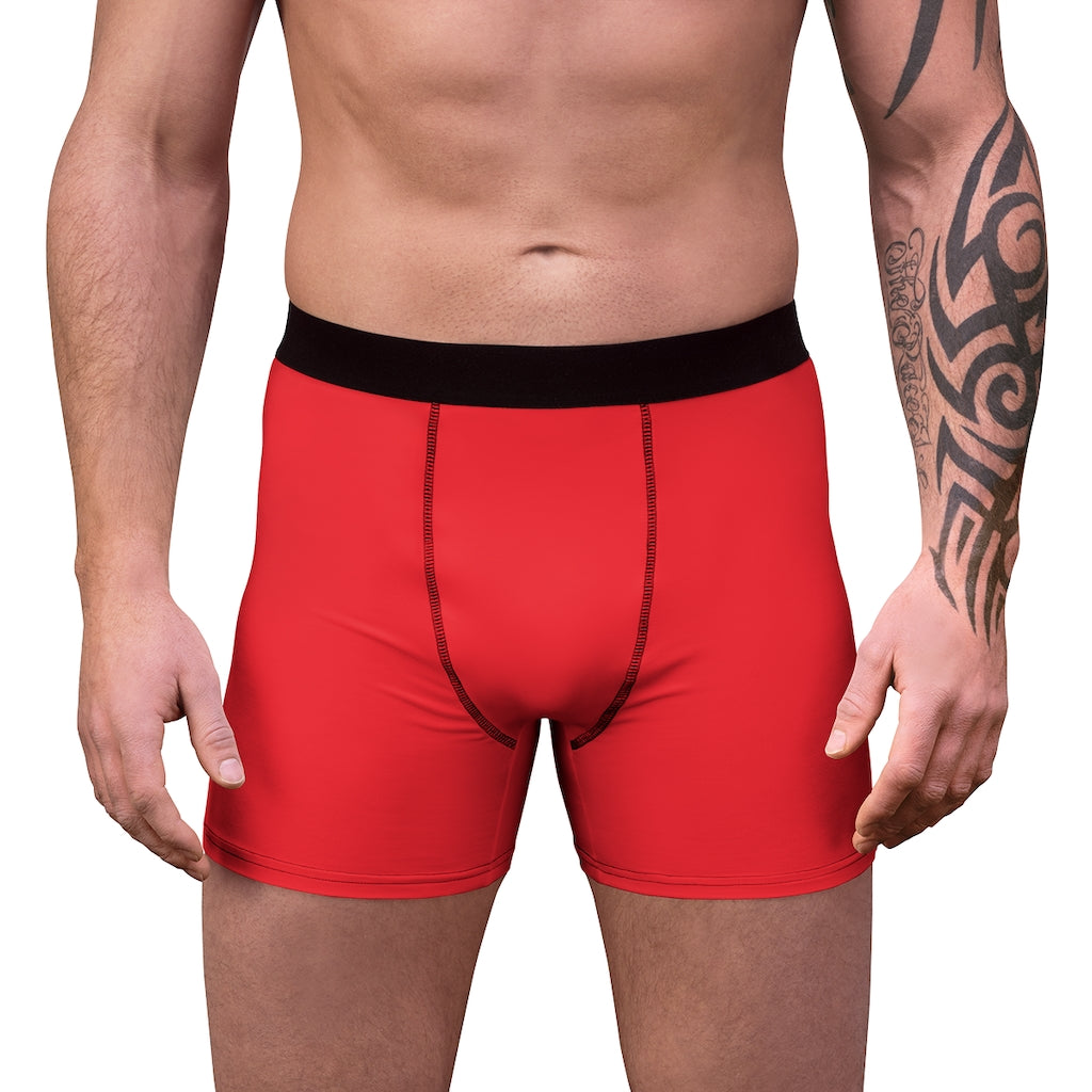 Red, Men's Boxer Briefs