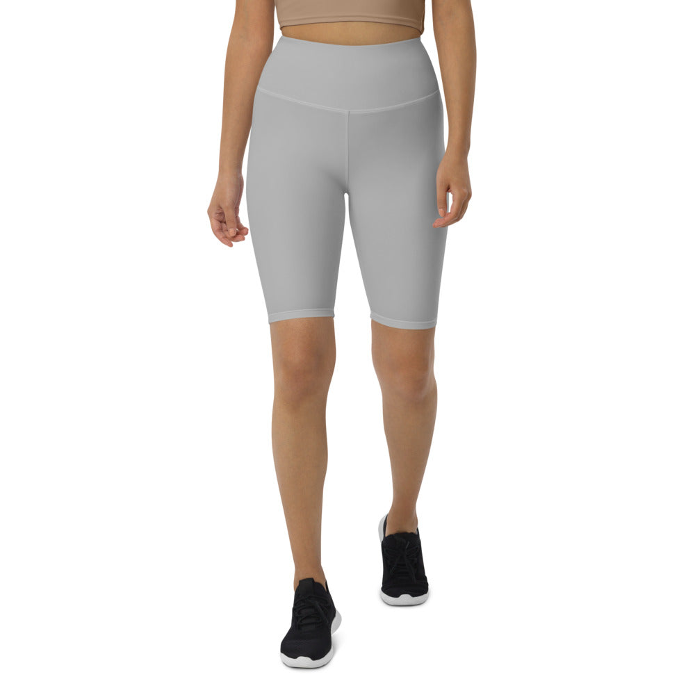 Light gray 2025 biker shorts