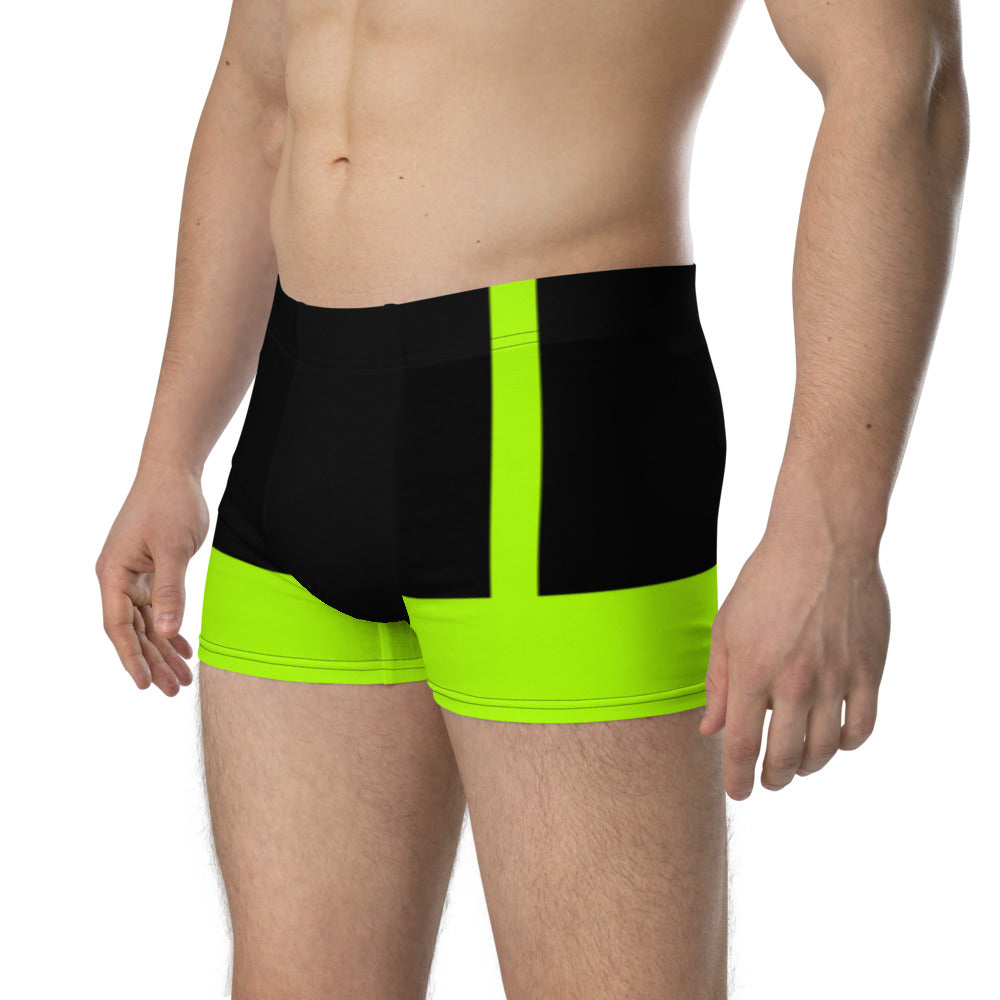 Mens Designer Underwear Boxer Briefs, Green