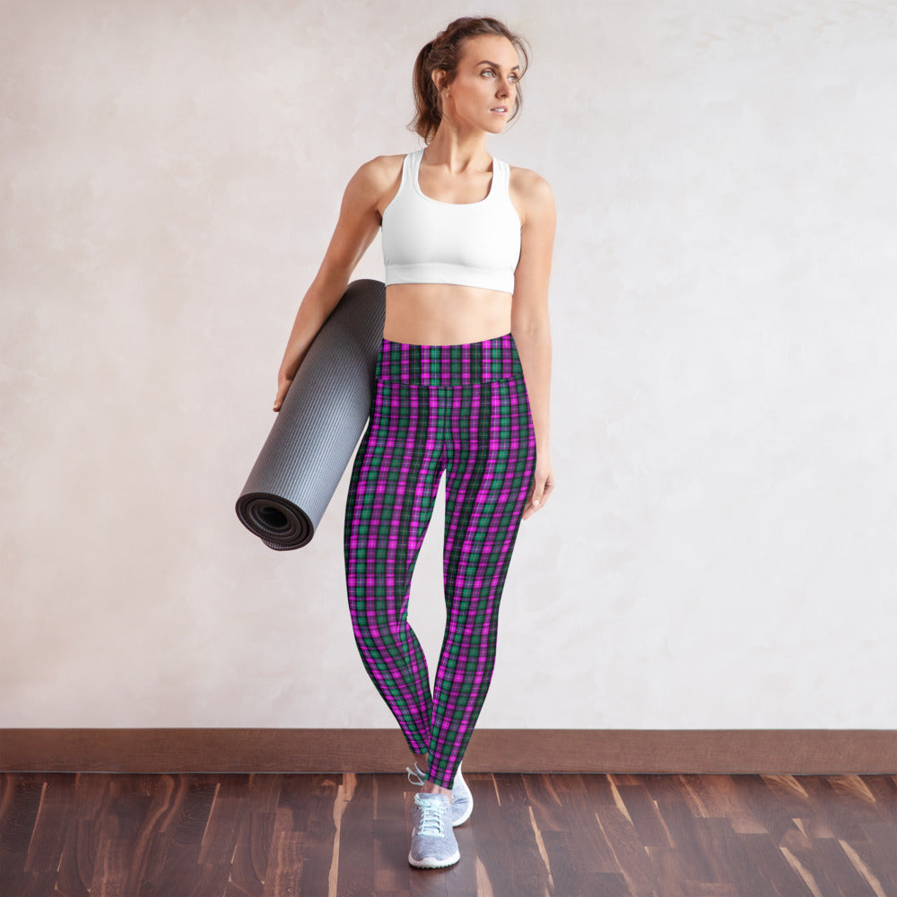 Argyle Plaid Preppy Style Women's Yoga Pants High Waist Workout Leggings  Tummy Control : : Clothing, Shoes & Accessories