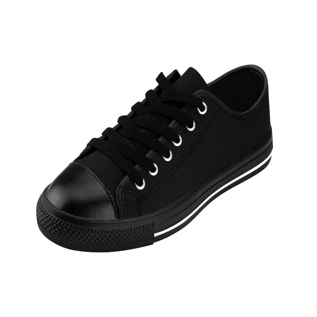 Solid black sales womens sneakers