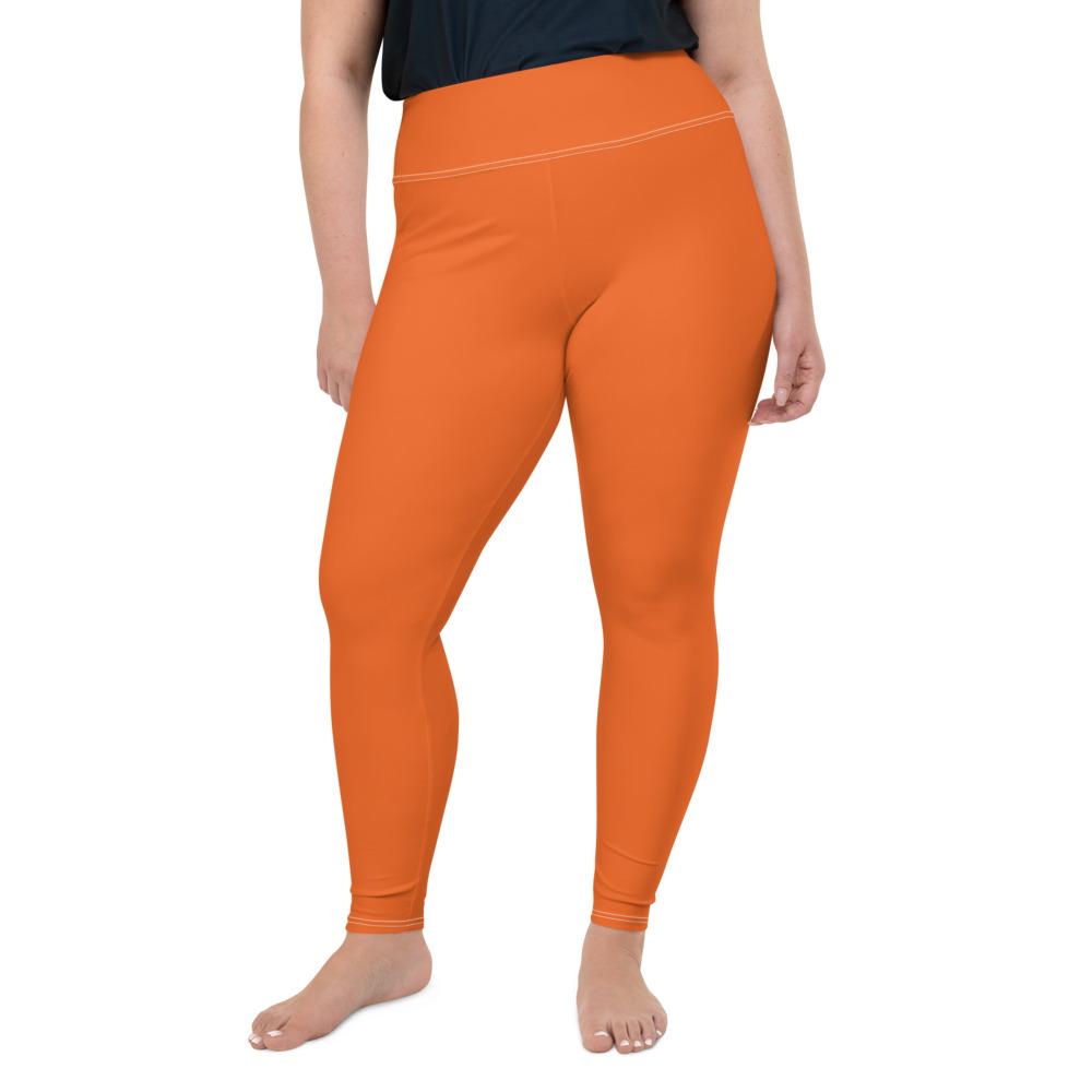 Solid Burnt Orange Leggings | RawYoga614