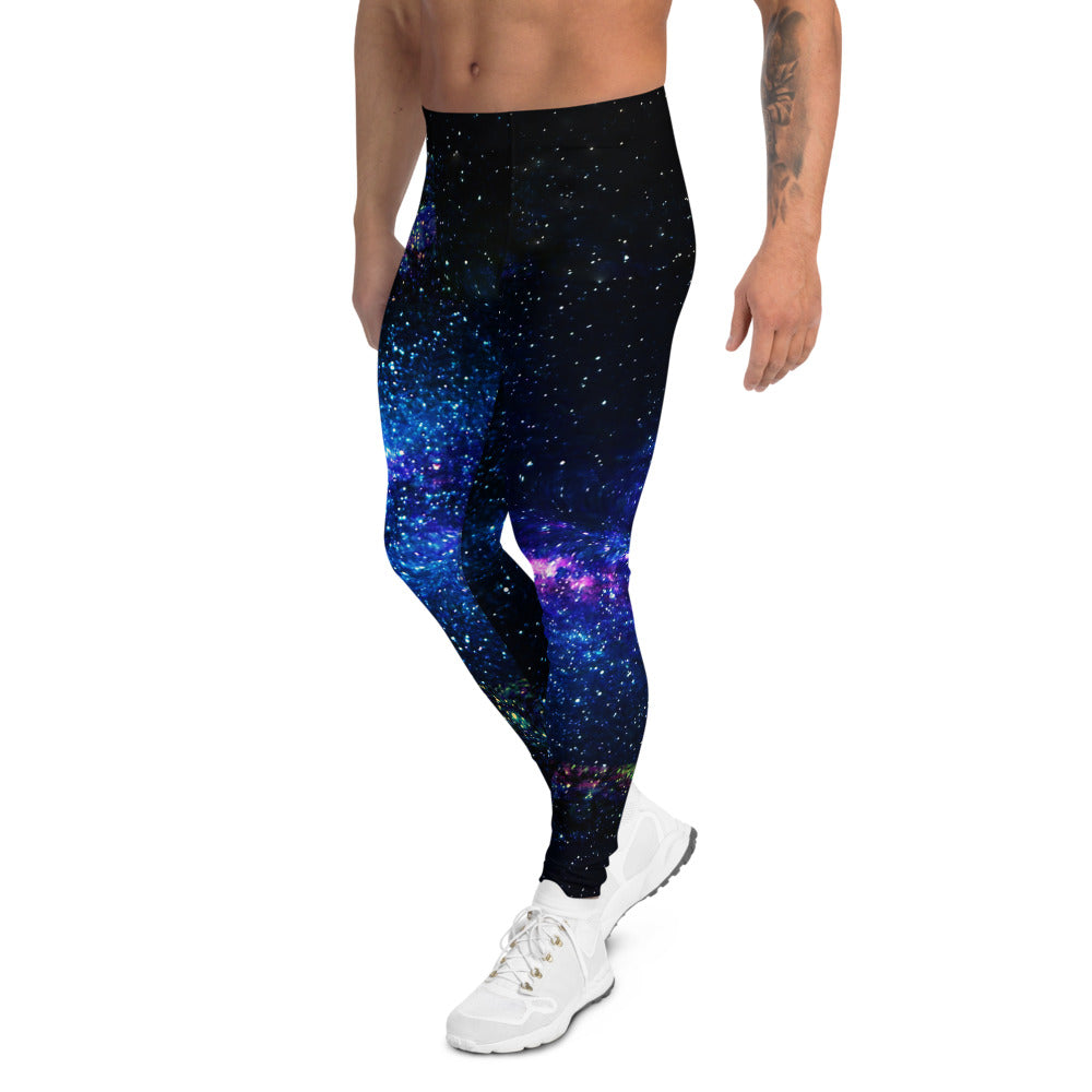 Space Art Leggings with Galaxy Print