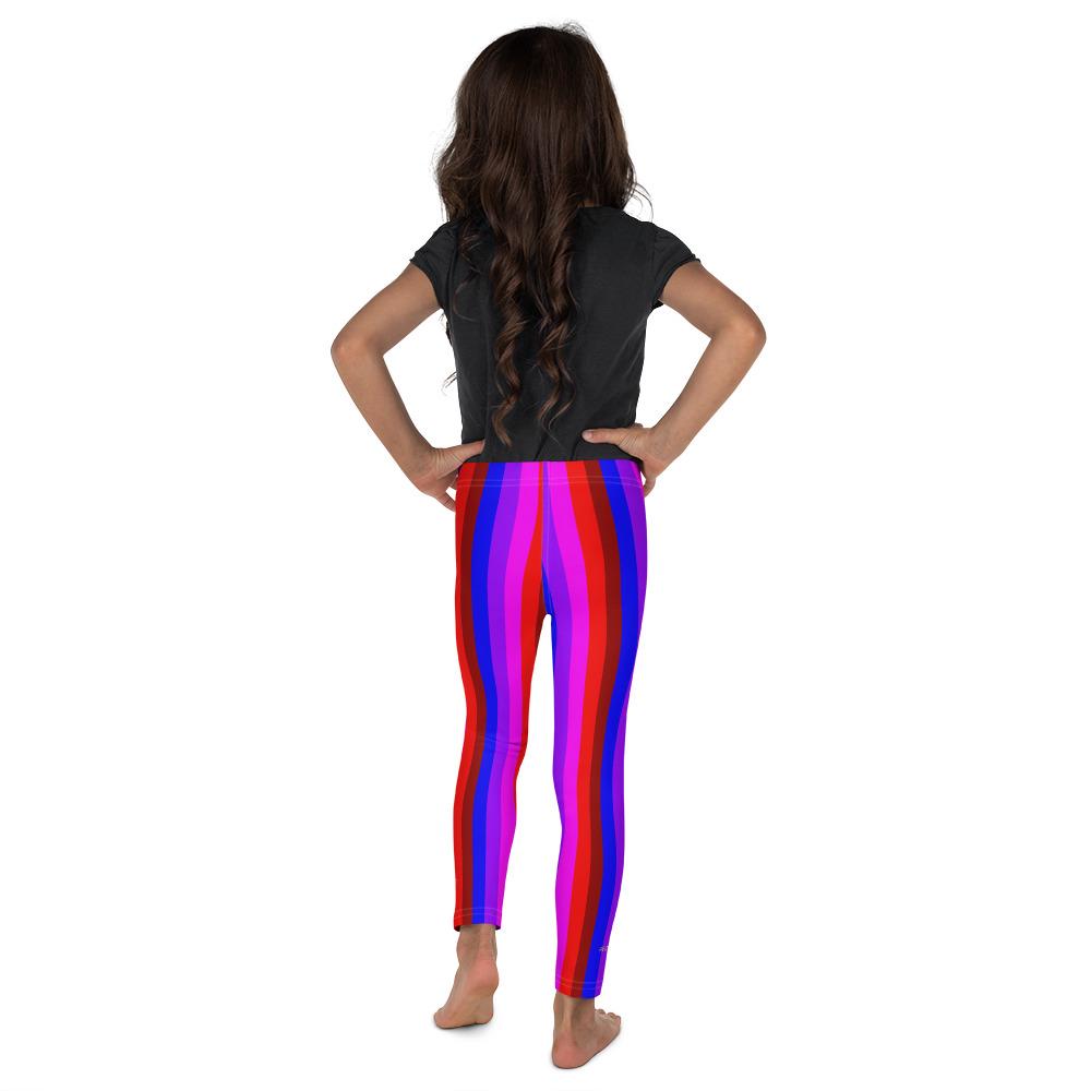 Rainbow Striped Kid's Leggings