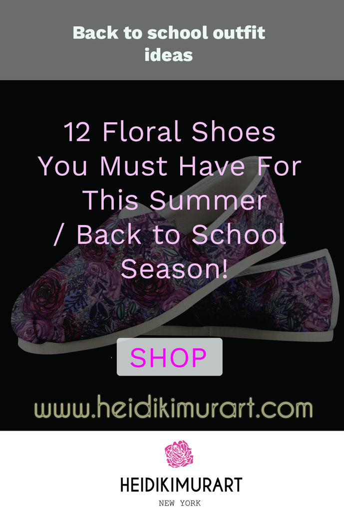 12 Best Floral Shoes You Must Have For This Summer/ Back to School Season in 2019!