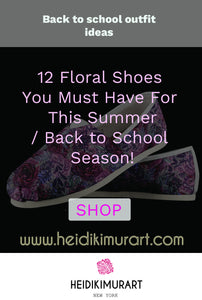 12 Best Floral Shoes You Must Have For This Summer/ Back to School Season in 2019!
