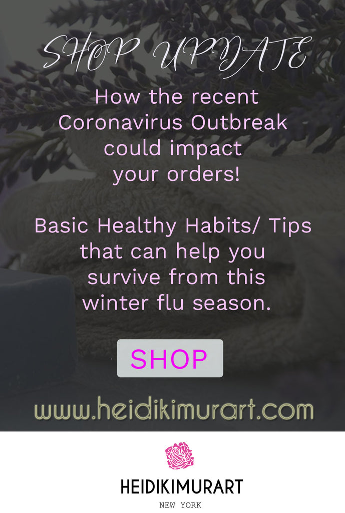 Quick Shop Update: How the Coronavirus Outbreak could impact our shop and your orders?