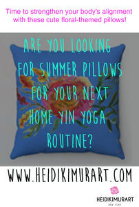 Updates - Summer Pillows for Your Next Home Yin Yoga Routine? Yogini's MUST HAVES!