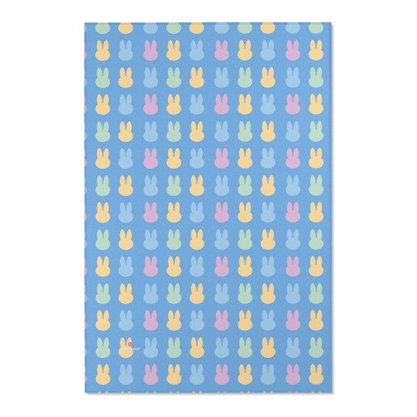 Blue Bunny Rabbit Area Rugs