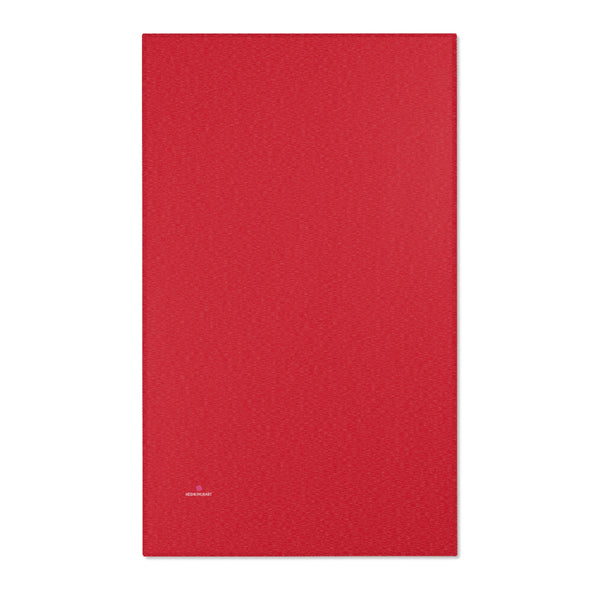 Red Solid Color Carpet, Best Area Rugs