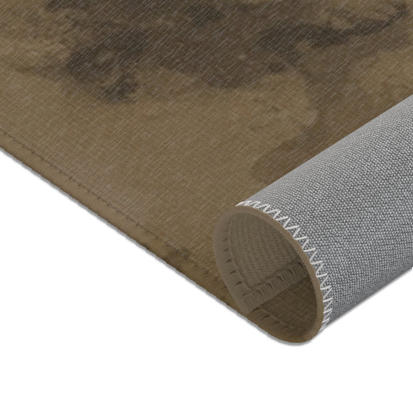 Brown Abstract Best Area Rugs