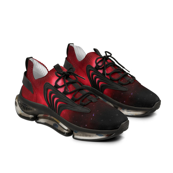 Red Galaxy Men's Mesh Sneakers, Galaxy Space Print Best Comfy Men's Mesh-Knit Designer Premium Laced Up Breathable Comfy Sports Sneakers Shoes (US Size: 5-12) Mesh Athletic&nbsp;Shoes, Mens Mesh Shoes,&nbsp;Mesh Shoes Men,&nbsp;Men's Classic Low Top Mesh Sneaker, Men's Breathable Mesh Shoes, Mesh Sneakers Casual Shoes&nbsp;