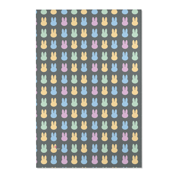Dark Grey Bunny Area Rugs