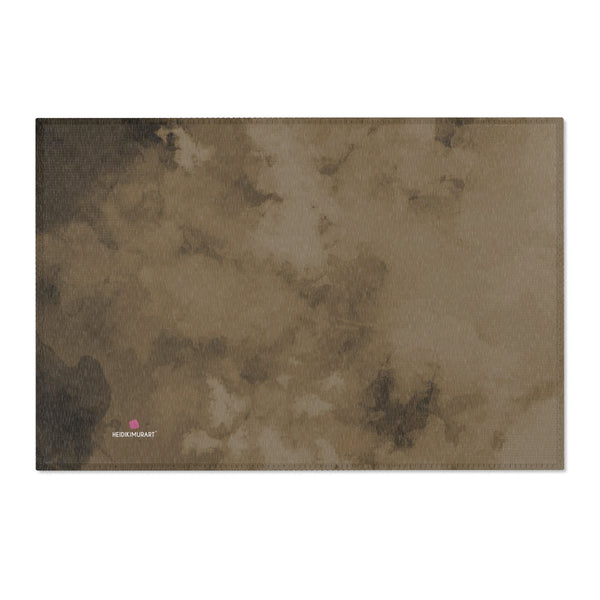 Brown Abstract Best Area Rugs