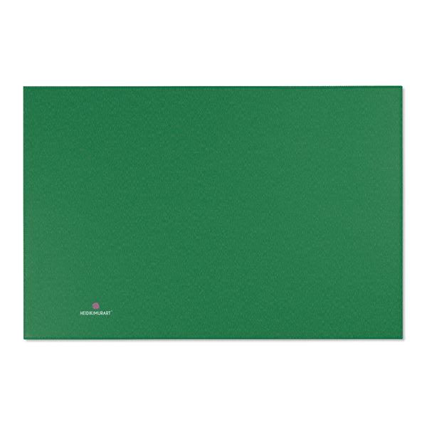 Dark Green Solid Color Carpet, Best Area Rugs