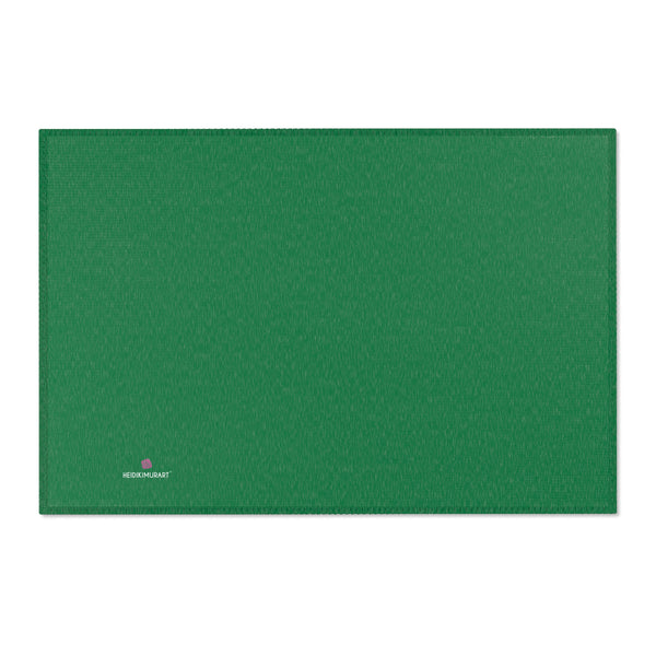Dark Green Solid Color Carpet, Best Area Rugs