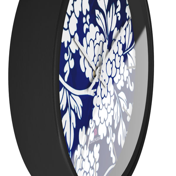 Blue Oriental Style Wall Clock