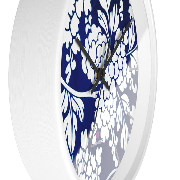 Blue Oriental Style Wall Clock