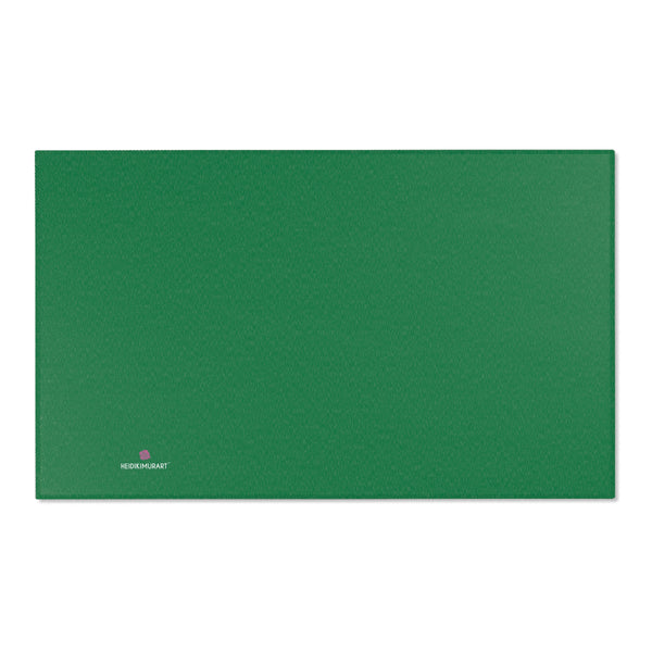 Dark Green Solid Color Carpet, Best Area Rugs