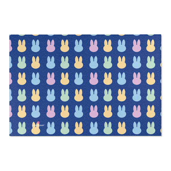 Blue Bunny Area Rugs