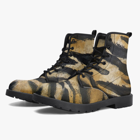 Brown Tiger Striped Unisex Boots, Orange Tiger Animal Print Designer Best Water Resistant Anti-Moisture Durable Winter Boots For Men or Women (US Size 5.5-12)
Men's or Women's Canvas Boots, Elegant Feminine Casual Fashion Gifts, Water Resistant Anti-Moisture Combat Boots, Designer Women's Winter Lace-up Toe Cap Hiking Boots Shoes For Men or Women