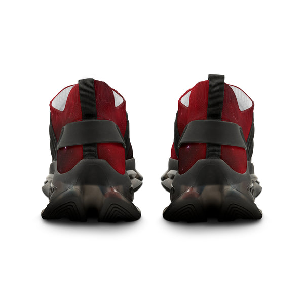 Red Galaxy Men's Mesh Sneakers, Galaxy Space Print Best Comfy Men's Mesh-Knit Designer Premium Laced Up Breathable Comfy Sports Sneakers Shoes (US Size: 5-12) Mesh Athletic&nbsp;Shoes, Mens Mesh Shoes,&nbsp;Mesh Shoes Men,&nbsp;Men's Classic Low Top Mesh Sneaker, Men's Breathable Mesh Shoes, Mesh Sneakers Casual Shoes&nbsp;