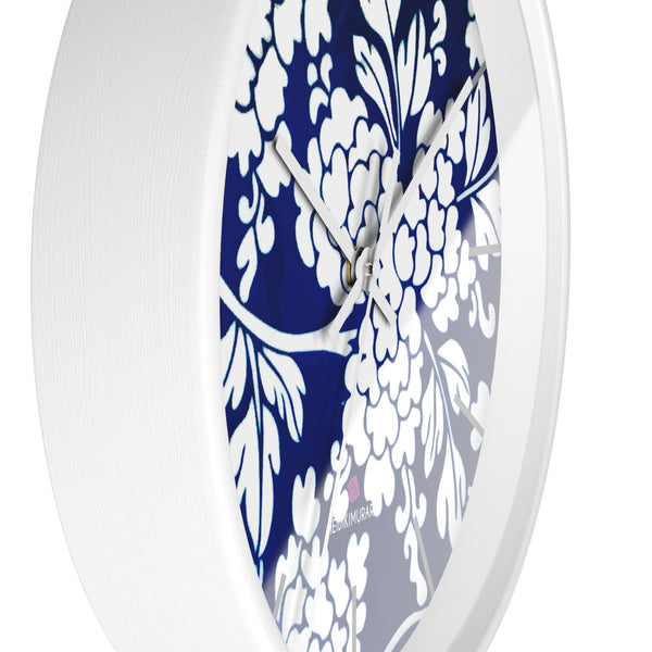 Blue Oriental Style Wall Clock