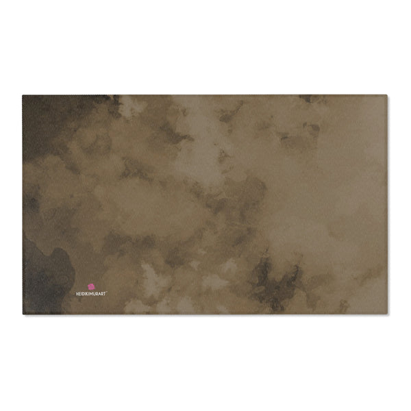 Brown Abstract Best Area Rugs