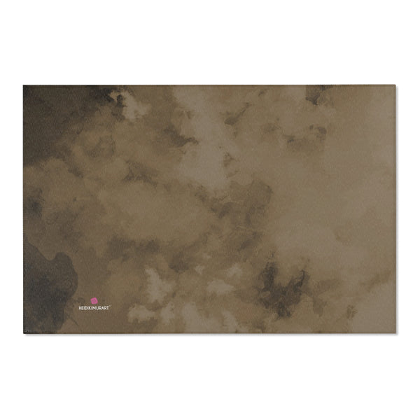 Brown Abstract Best Area Rugs