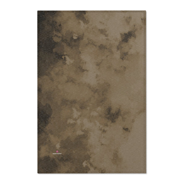 Brown Abstract Best Area Rugs