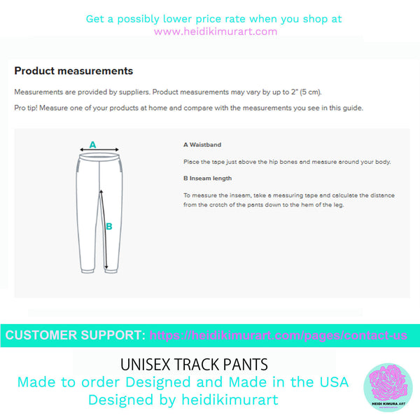 Red Striped Unisex Track Pants, Vertically Striped Best Unisex Running Athletic Jogger Track Trouser Sweatpants Pants For Men and Women