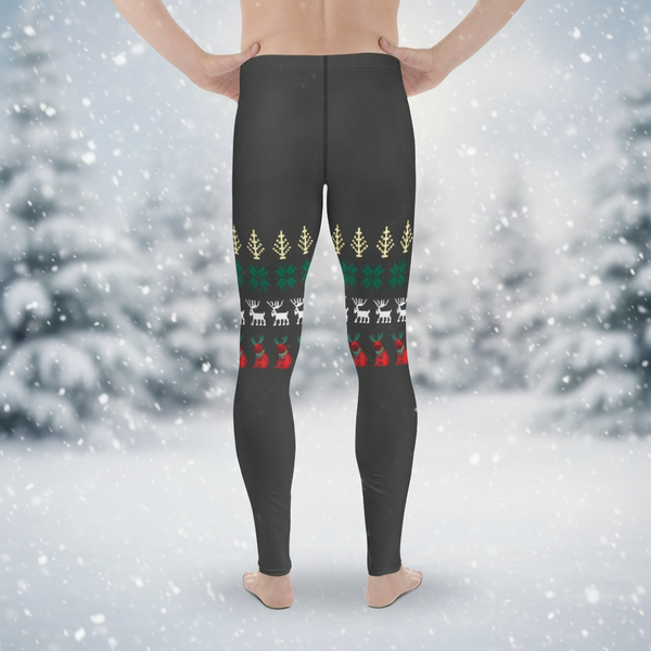 Christmas Print Designer Men's Leggings