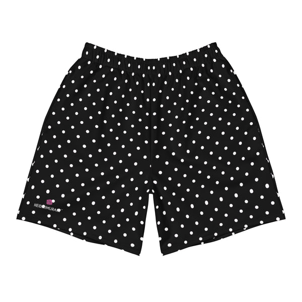 Polka Dots Men's Shorts, Best Men's Recycled Athletic Shorts