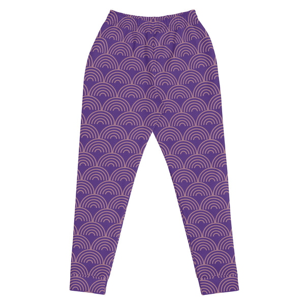 Purple Pattern Print Women's Joggers