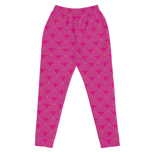 Pink Rainbow Print Women's Joggers