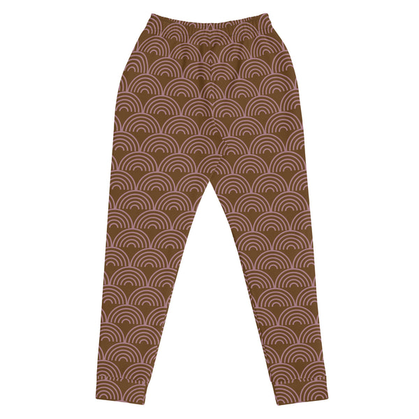 Brown Pink Rainbow Women's Joggers