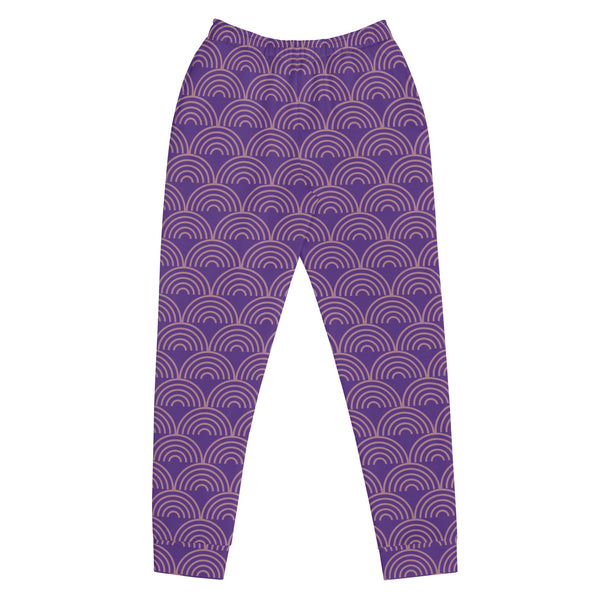 Purple Pattern Print Women's Joggers