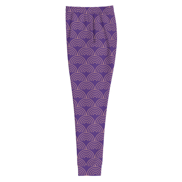 Purple Pattern Print Women's Joggers