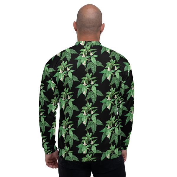 Tropical Print Designer Jacket, Best Unisex Bomber Jacket