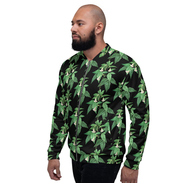 Tropical Print Designer Jacket, Best Unisex Bomber Jacket