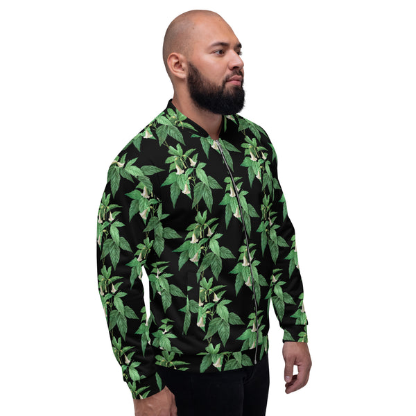 Tropical Print Designer Jacket, Best Unisex Bomber Jacket