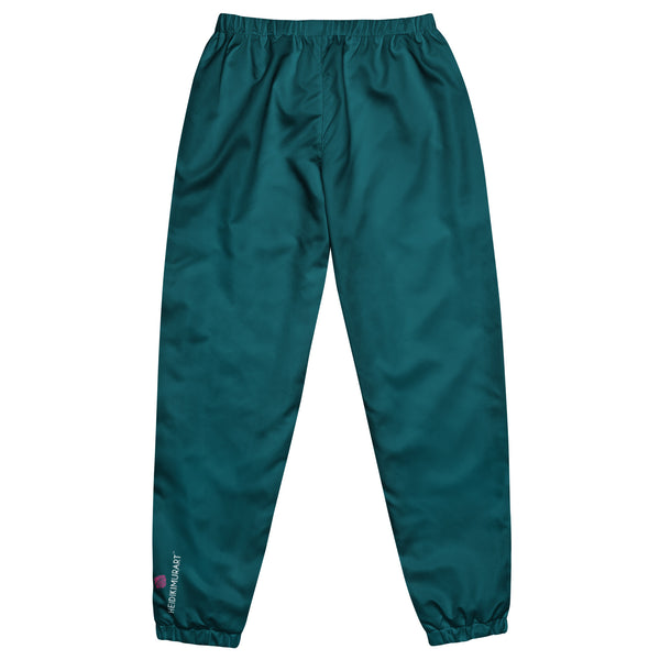 Teal Blue Solid Color Track Pants, Best Unisex track pants