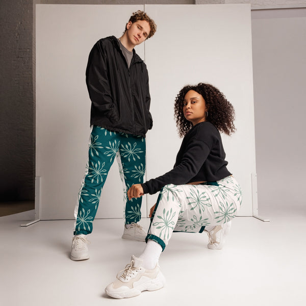 Blue Abstract Unisex Track Pants