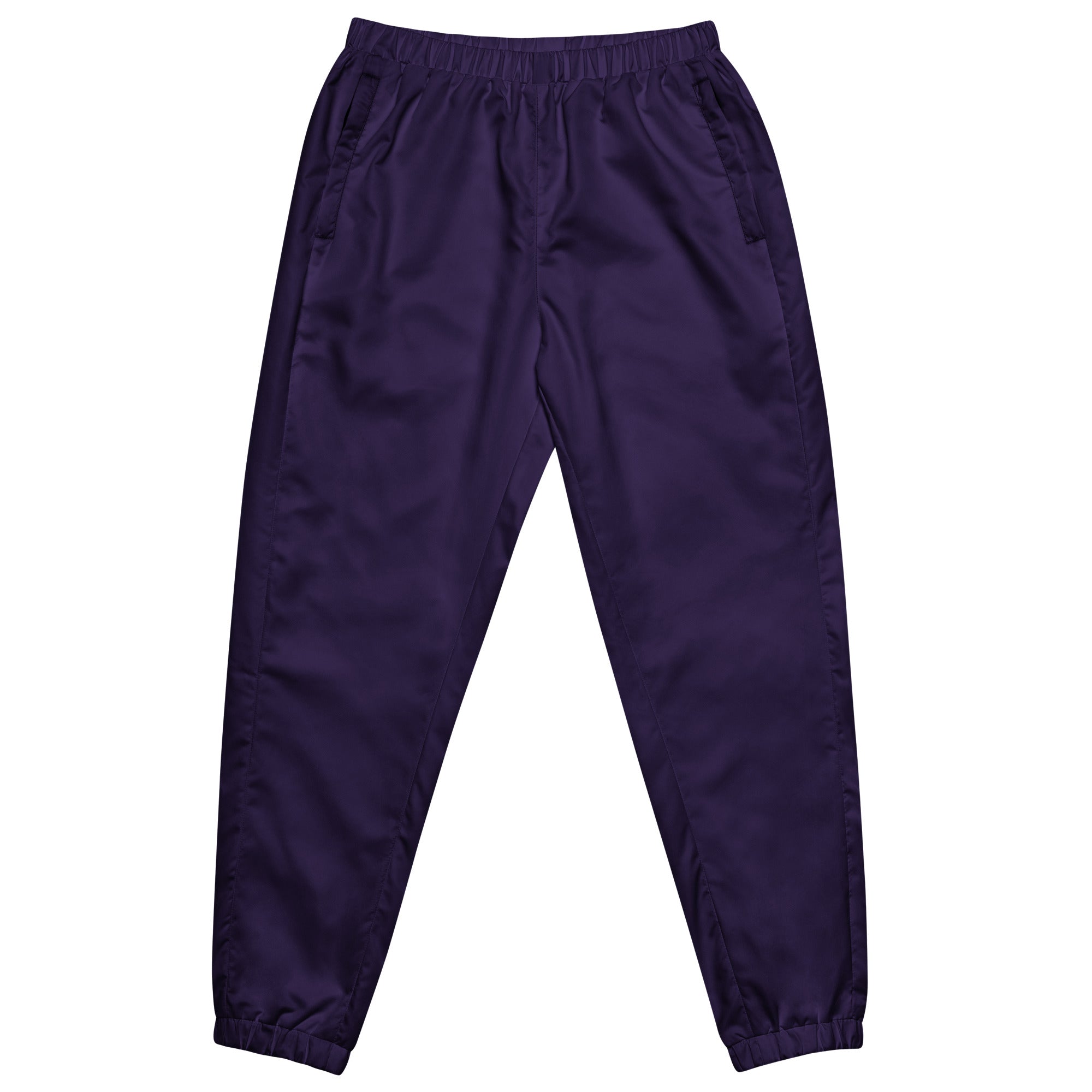 Dark Purple Best Track Pants, Solid Color Unisex track pants