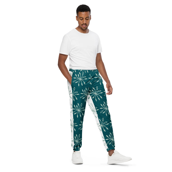 Blue Abstract Unisex Track Pants