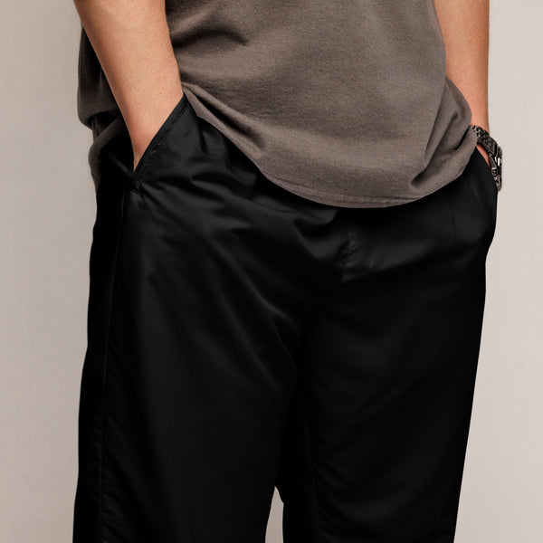 Black Unisex track pants, Solid Color Track Pants