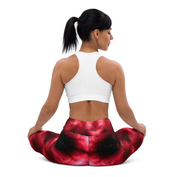 Red Lighting Yoga Leggings